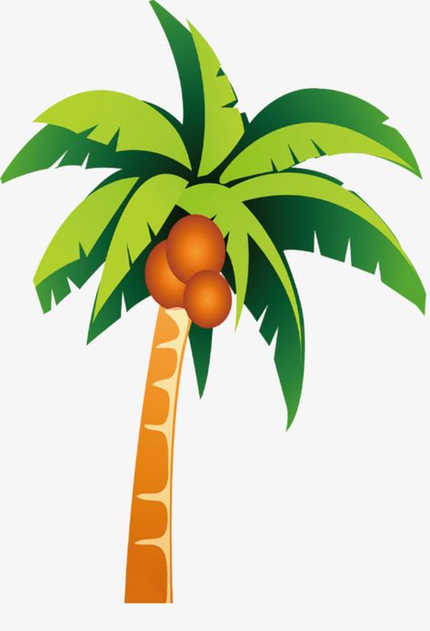 Coconut Tree Png, Safari Tree, Coconut Clipart, Coconut Tree Drawing, Palm Tree Clip Art, Cartoon Palm Tree, Map Clipart, Moana Theme Birthday, Bolo Sonic