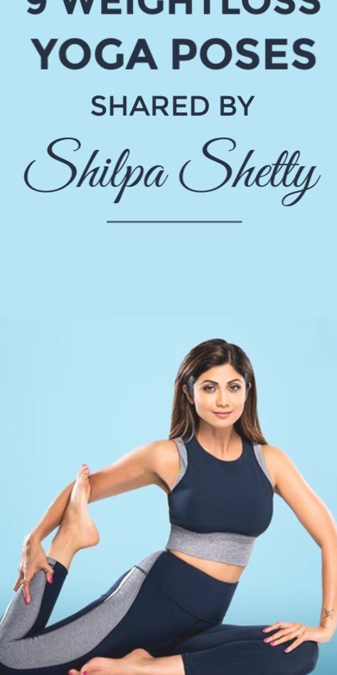 9 Yoga Postures Shared By Shilpa Shetty For Weight Loss And Flat Tummy #flatbelly #bellyfat #shilpashetty #bollywood #celebritynews #loseweightfast #yoga #yogaposesideas Shilpa Shetty Yoga, Yoga For Flat Tummy, Weight Workouts, Flat Tummy Workout, Choli Dress, Tummy Workout, Squat Challenge, Detox Plan, Shilpa Shetty