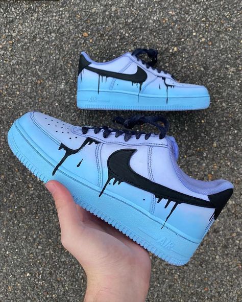 Air Force One Shoes, Custom Sneakers Diy, Custom Painted Shoes, Custom Shoes Diy, Nike Fashion Shoes, Basket Style, Preppy Shoes, Jordan Logo, Jordan Shoes Retro