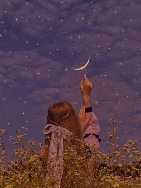 Strange Fashion, The Night Sky, Night Sky, The Sky, A Girl, The Moon, Moon, Stars, Instagram