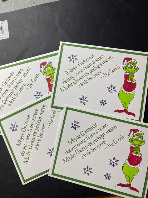 Grinch Christmas Cards, Halloween Tags, Cards With Envelopes, Card Kits, Grinch Christmas, The Grinch, Christmas Greeting, Christmas Cards Handmade, Xmas Crafts