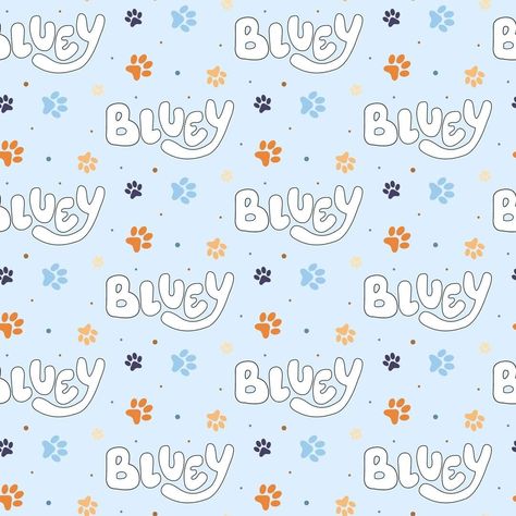 Bluey Backgrounds, Bluey Wallpaper, Fiesta Bluey, Bingo Bluey, Bluey Party, 2nd Birthday Party Themes, Simple Iphone Wallpaper, Birthday Wrapping Paper, Film Design