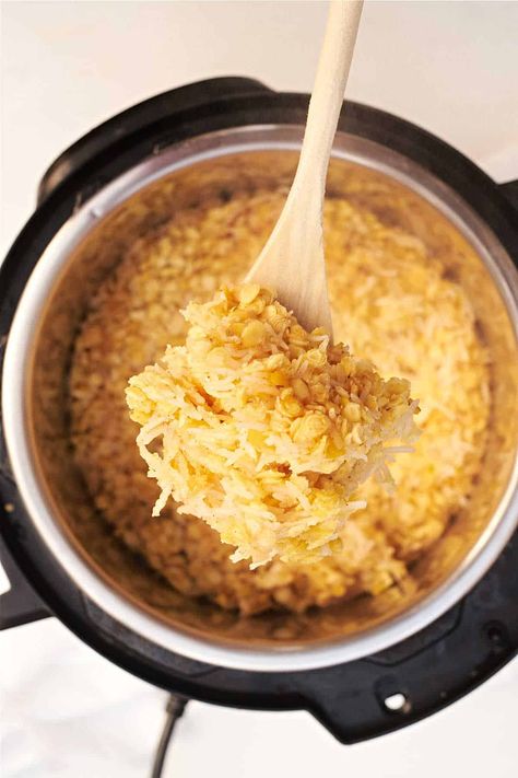 Lentil Rice Instant Pot, Red Lentils And Rice, Instant Pot Lentils And Rice, Rice Cooker Lentils, Lentils In Rice Cooker, Lentils And Rice Recipe, Instant Pot Lentils, Cooking Lentils, Lentils Instant Pot