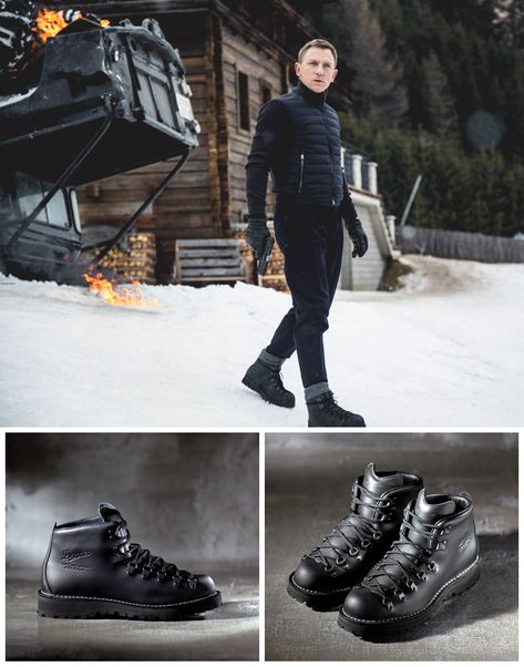 James Bond Boots for Specter by DANNER. #boots #specter #jamesbond #007… Mens Danner Boots Outfit, Danner Boots Men Style, Danner Boots Men Outfit, Tactical Boots Outfit Men, Tactical Boots Outfit, Black Boots Men Outfit, Danner Boots Men, Bond Fashion, Winter Boots For Men