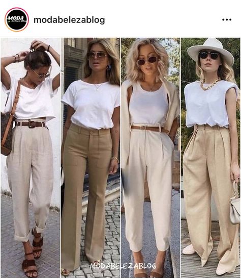 Beige Trousers Outfit Summer, Creme Cargo Pants Outfit, Beige Hose Outfit, Trousers Outfit Summer, Beige Trousers Outfit, Beige Cargo Pants Outfit, Beige Pants Outfit, Beige Cargo Pants, Cargo Pants Outfit Women