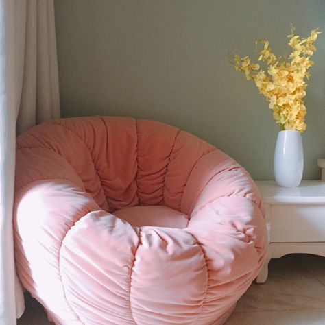 Aesthetic Beanbag, About Virgo, Rooms Decoration, Tulip Chair, Danish Pastel, Cute Bedroom Decor, Dream House Rooms, Dream Room Inspiration, Room Makeover Bedroom