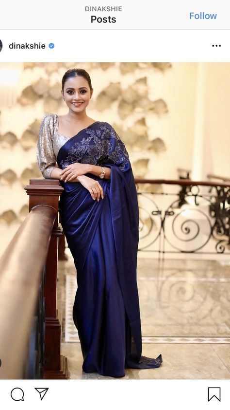 Kandyan Saree For Party, Modern Saree Jacket Designs, Kajol Saree, Saree Jacket, Saree Jacket Designs, Engagement Saree, Trendy Saree, Saree Jackets, Saree Wearing Styles