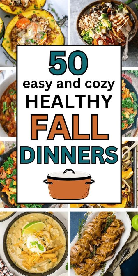 healthy fall meals clean eating Healthy Fall Dinners, Easy Fall Dinner, Fall Dinner Ideas, Healthy Fall Dinner, Fall Dinners, Fall Meals, Fall Dinner Recipes, Healthy Fall, Fall Dinner