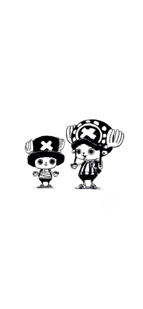 Chopper One Piece Black And White, Chopper Lockscreen, Chopper Black And White, Phomemo Printer, Black And White One Piece, Manga Japan, One Piece Photos, One Piece Tattoos, Tony Tony Chopper