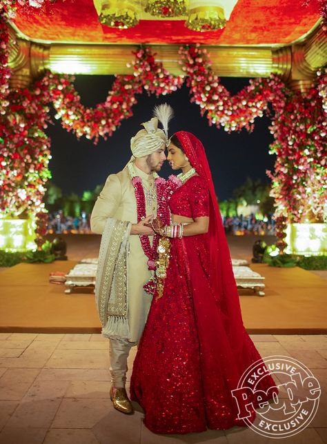 The pair’s Hindu ceremony took place the next day. “Being able to have two big weddings, in India, with our closest family and friends was unbelievably special,” Chopra told PEOPLE. They concluded the weekend with a Bidaai, a bridal ritual where Chopra’s family blessed her new life with Jonas. Priyanka Chopra Wedding, शादी की तस्वीरें, Hindu Wedding Ceremony, Indian Wedding Couple, Nick Jonas, Hindu Wedding, Indian Wedding Photography, Indian Wedding Dress, Wedding Outfits