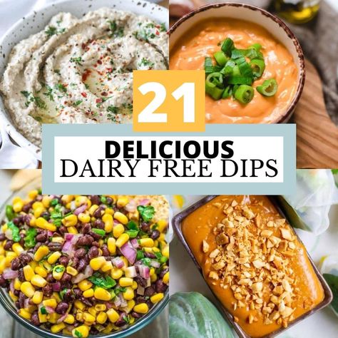 Non Dairy Chip Dip, Dairy Free Chip Dip Recipes, Non Dairy Dip Recipes, Dairy Free Mexican Dip, Dairy Free 7 Layer Dip, Dips Without Dairy, Dairy Free Party Dips, Dairy Free Chip Dip, Non Dairy Dips