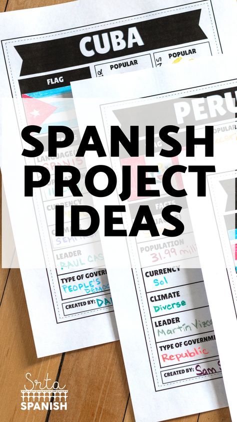 Spanish Project Ideas, Medical Projects, Spanish Projects, World Language Classroom, Spanish Curriculum, Middle School Spanish, Language Classroom, Spanish Lesson Plans, High School Spanish