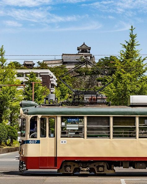 Kochi City #Kochi Castle #Tosa Electric Railway / Japan Japan Aesthetic, Kochi, Castle, Japan, Travel