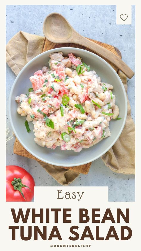 White Beans And Tuna, White Bean And Tuna Salad Recipes, Tuna White Bean Salad, Bean And Tuna Salad, Bean Tuna Salad, Nonny’s Tuna Salad, Tahini Dressing Recipe, Tuna Salad Recipe, Carrot Salad