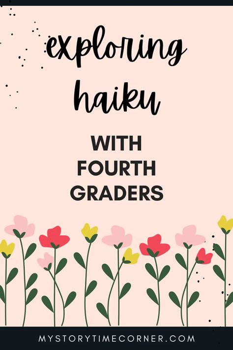 Fourth Grade Homeschool, Haiku Examples, Poetry Lesson Plans, Short Verses, Rhythm Activities, Haiku Poetry, Haiku Poems, Book Reviews For Kids, Forms Of Poetry