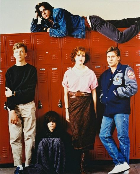 Ally Sheedy, Club Stickers, Breakfast Club Movie, Anthony Michael Hall, Best Guitar Players, Brian Johnson, I Love Cinema, 90s Movies, Club Color