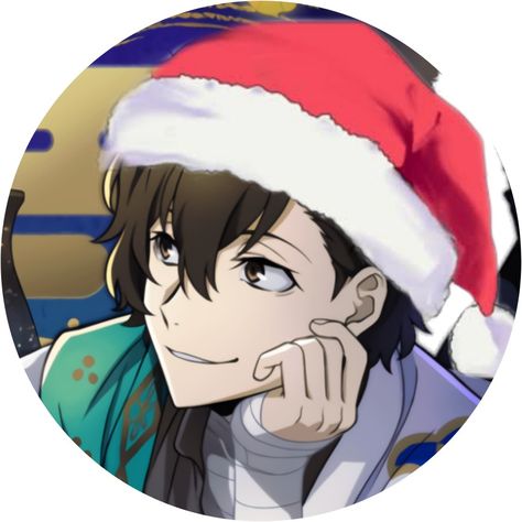 Dazai Christmas, Bsd Christmas, Christmas Pfps, Christmas Anime, Dazai Bungou Stray Dogs, Dazai Osamu, Stray Dogs, Stray Dog, Bungo Stray Dogs