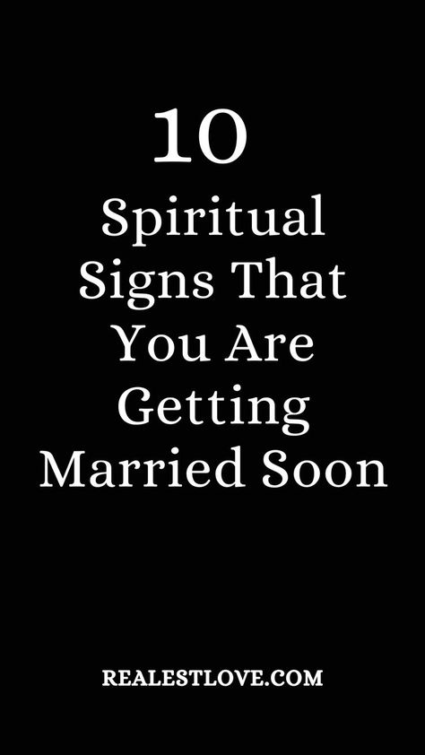 Spiritual Signs That You Are Getting Married Soon Why Get Married, Spiritual Signs, Five Love Languages, Long Distance Love, Godly Relationship, Physical Touch, Newly Married, Words Of Affirmation, Long Distance Relationship