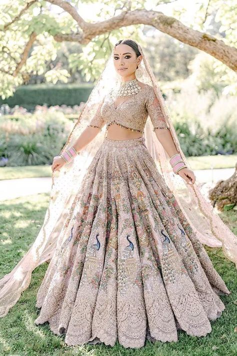 Introducing latest unique lehenga for brides & bridemaids. #weddingbazaar#indianwedding #uniquelehenga #uniquelehengadesigns #uniquelehengadesignsweddingdresses #uniquelehengadesignsimple #uniquelehengadesignspartywear #uniquelehengabridal #uniquelehengadesignsbollywood #uniquelehengaforengagemnet #uniquelehengaforbride #uniquelehengablouse #uniquelehengacolours #uniquelehengadesignscolorcombos #lehenga #lehengabridal #lehengawedding #lehengaforengagement #lehengaforsangeet #lehengared #lehenga Indian Wedding Outfit Bride, Pastel Bridal Lehenga, Lehenga Color Combinations, Latest Bridal Lehenga Designs, Bridal Lehenga Designs, Latest Bridal Lehenga, Wedding Lehenga Designs, Indian Bride Outfits, Latest Bridal Dresses