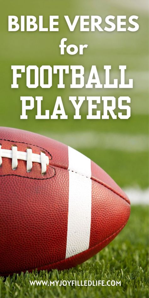 Check out 10 Bible verses that inspire football players to persevere, play with purpose, and find strength in God. Christian Football Quotes, Football Prayer, Strength In God, Christian Football, Inspirational Football Quotes, Player Quotes, Best Bible Quotes, Football Boyfriend, Football Quotes