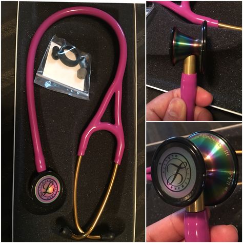 Littmann Stethoscope Colors, Littman Stethoscope, Nurse Goals, Littmann Cardiology, Nursing Goals, Nurse Gear, Littmann Stethoscope, Medical Fashion, Medical Student Motivation