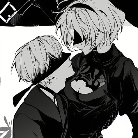 2b Nier Autómata, Cloud And Tifa, Couple Moments, Architecture Drawing Art, Nier Automata, Matching Profile Pictures, Architecture Drawing, Anime Demon, Manga Art