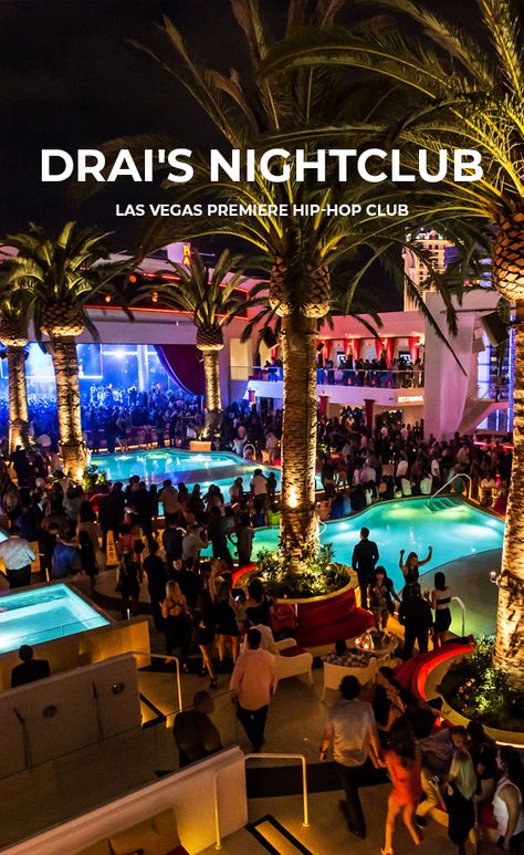 In this guide we go over Drai's Las Vegas Nightclub. Get on the guest list, get bottle service, and find out the dress code Best Clubs In Vegas, Drais Nightclub, Clubs Nightclub, Vegas Night Club, Clubs In Vegas, Birthday In Las Vegas, Vegas Nightclub, Las Vegas Trip Planning, Night Pool Party