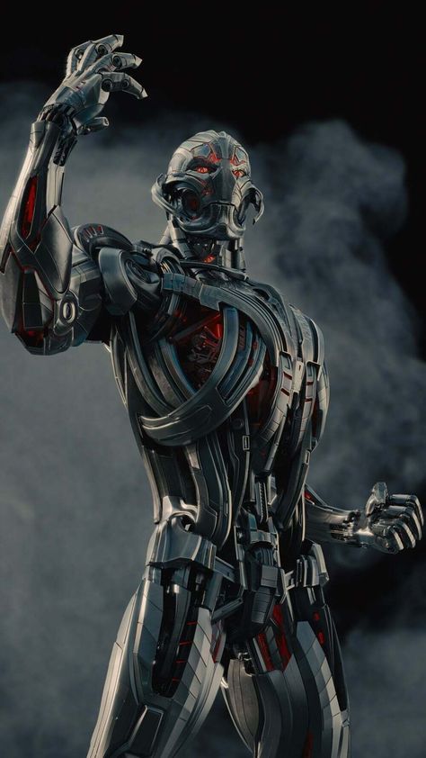 Ultron Wallpaper, Marvel Canvas Art, Marvel Canvas, Ultron Marvel, Batman Quotes, Mind Stone, Superhero Facts, Marvel Tattoos, Marvel Villains