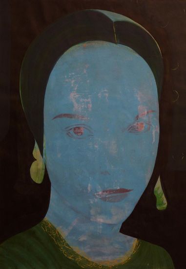 Essam Marouf, Blue Woman, Roland Mouret, Rembrandt, Art Plastique, Figure Painting, Figurative Art, Contemporary Paintings, Portrait Art