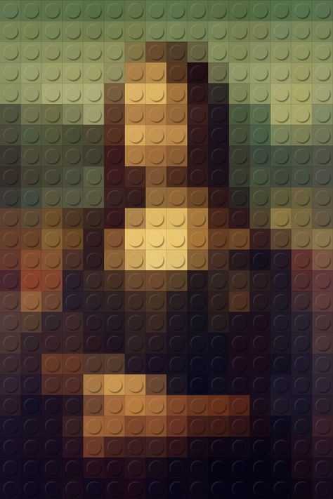 Famous Self Portraits, Famous Artworks, Lego Wallpaper, Brick By Brick, Most Famous Paintings, Lego Creative, Lego Pictures, Famous Artwork, Lego Bricks