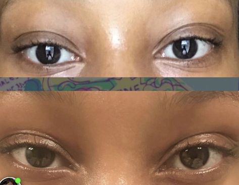 Slender Eyes Makeup, Fox Eyes Black Women, Button Nose Subliminal Results, Upturned Eyes Aesthetic, Lip Claims For Dr, Eye Subliminal Results, Eye Lift Before And After, Big Upturned Eyes, Upturned Almond Eyes