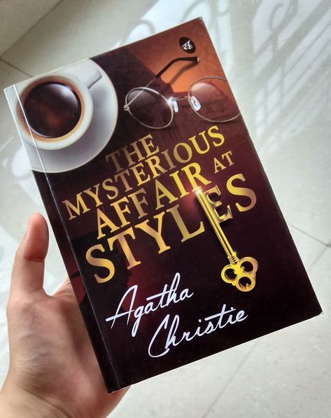 The Mysterious Affair At Styles Book, The Mysterious Affair At Styles, Mysterious Affair At Styles, Agatha Christie Books, Mystery Novels, First Novel, Agatha Christie, Fashion Books, Book Aesthetic