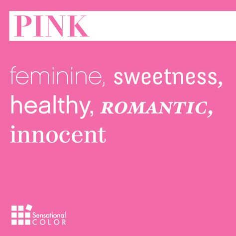 Words That Describe Pink - Sensational Color Pink Feminine, I Believe In Pink, Colors And Emotions, Pink Life, Pink Quotes, Color Meanings, Color Psychology, Tickled Pink, Everything Pink