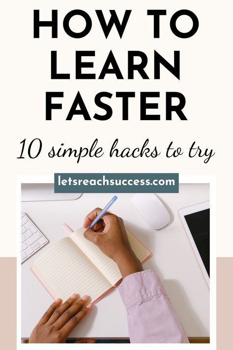 Want to learn faster? Try these simple hacks to improve your learning processes. Brain Hacks To Learn Faster, Learn Faster, Learning Websites, Learning Process, Useful Life Hacks, Simple Tricks, Best Self, Life Hacks, Improve Yourself