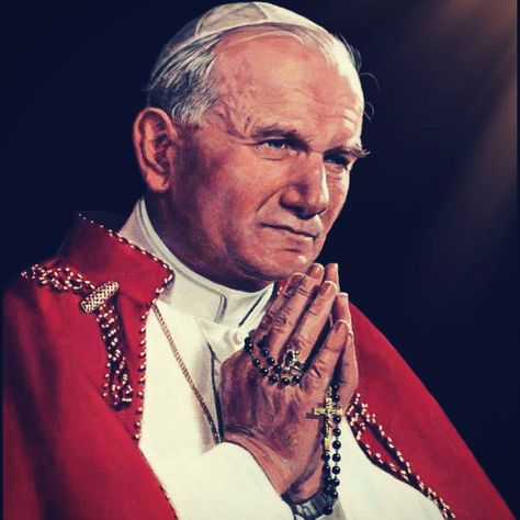 To pray the Rosary is to hand over our burdens to the merciful hearts of Christ and His mother." - Pope Saint John Paul II Saint John Paul Ii, Pope Saint John Paul Ii, Pray The Rosary, St John Paul Ii, Praying The Rosary, Pope John Paul Ii, John Paul Ii, Pope John, The Rosary