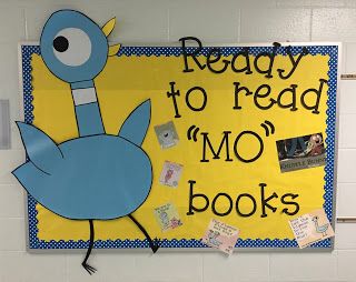 Mo Willems Author Study, Teacher Appreciation Door Decorations, Piggie And Elephant, Preschool Friendship, Book Bulletin Board, Kindergarten Bulletin Boards, Valentines Day Bulletin Board, School Library Displays, Library Bulletin Board