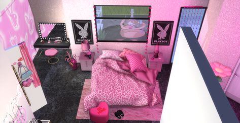 Playboy Bedroom, Sims4 Build, Sims 4 Tsr, Sims 4 Cas Mods, The Sims 4 Pc, Sims 4 Cc Kids Clothing, Sims Packs, Sims 4 Bedroom, Free Sims 4