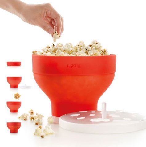 Microwave Popcorn Maker Microwave Popcorn Maker, Microwave Popcorn Popper, Healthy Popcorn, Popcorn Makers, Collapsible Bowl, Homemade Popcorn, Popcorn Bowl, Popcorn Kernels, Popcorn Popper