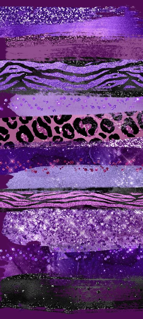 Purple Girly Wallpaper, Sparkly Wallpaper Iphone, Pink Sparkly Wallpaper, Sparkly Wallpaper, Purple Glitter Wallpaper, 2000s Wallpaper, Purple Zebra Print, Animal Print Background, Glitter Phone Wallpaper