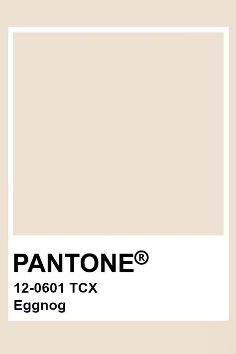 Beige Pantone Colour Palettes, Beige Pantone, Interior Design Bedroom Master, Pantone Tcx, Cream Beige Color, Pantone Color Chart, Pantone Swatches, Pantone 2020, Pantone Palette