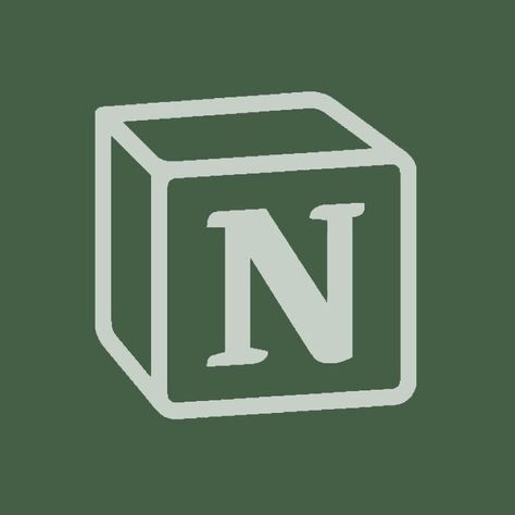 Notion notionsetup Green Notion Icon, Icon For Notion, Notion App Icon, Notion Green, Device Aesthetic, App Aesthetic, Content Calendar Template, Organizing Your Life, Green News