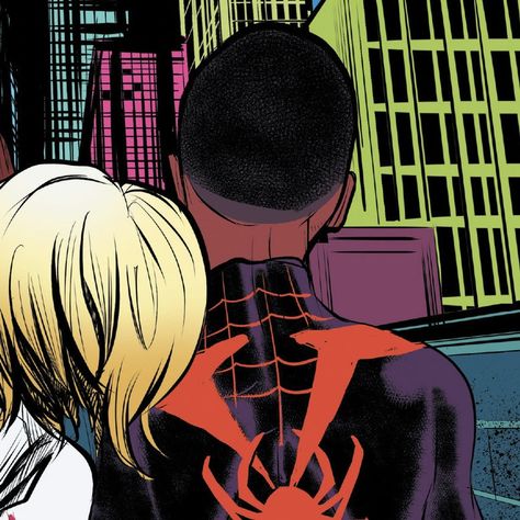 Spiderman And Gwen Matching Icons, Silk And Spiderman Matching Icons, Spiderman Matching Pfp Couple, Couple Pp Spiderman, Matching Spiderman Pfps, Spiderman Couple Icon, Couple Spiderman, Spider Man Matching Pfp, Spiderman And Gwen