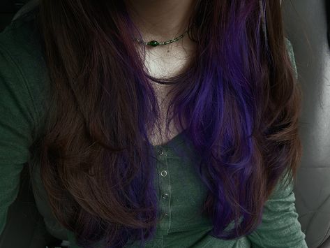 purple hair Purple Hair Face Claim, Nightshade Purple Hair, Dark Purple Hair Character, Green And Purple Dark Aesthetic, Dark Purple Hair Grunge, Green Hair, Purple Hair, Green And Purple, Green Dress