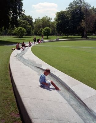 Diana Memorial Fountain, Landscapes Architecture, Villa Architecture, Diana Memorial, Fasad Design, Water Architecture, Kolam Koi, Landscape Gardening, Peisaj Urban