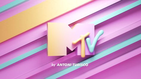 MTV IDENT on Behance Mtv Music Television, Daria Morgendorffer, Custom Sneakers Nike, Mtv Shows, Thanks For The Support, Surreal Art, 3d Animation, Television Show, 3d Design