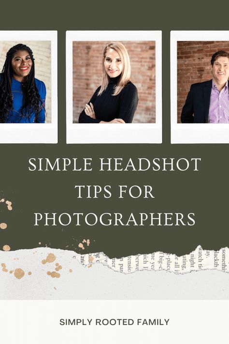 Easy to follow headshot tips for photographers -whether a headshot photographer or beginner. Learn simple posing, styling, and location tips. Diy Headshots, Church Photo Ideas, Headshot Tips, Headshot Photoshoot, Professional Headshots Women, Headshots Women, Headshot Poses, Headshot Photos, Posing Tips