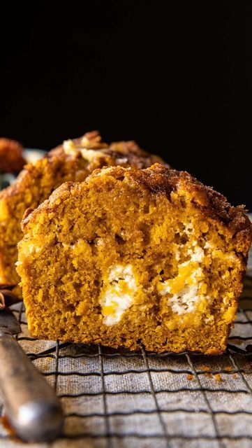 Tieghan Gerard on Instagram Pumpkin Butter Bread, Cheesecake Coffee Cake, Tieghan Gerard, Half Baked Harvest Recipes, Cinnamon Pumpkin, Pumpkin Coffee Cakes, Pumpkin Chocolate Chip Bread, Butter Bread, Sweet Butter