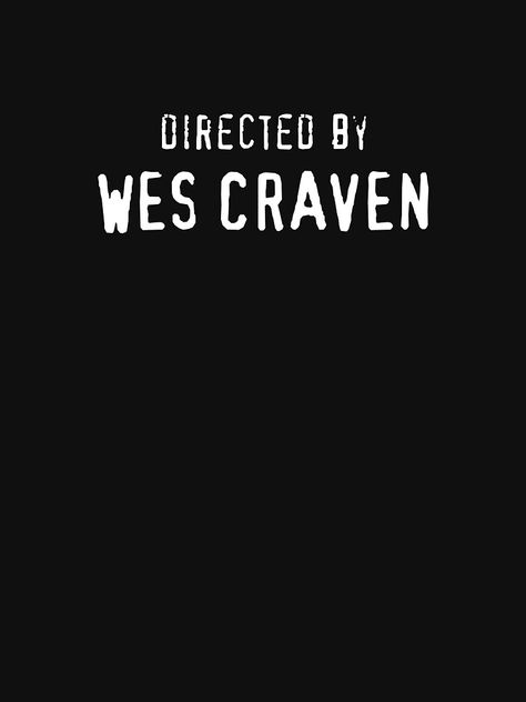 "Scream  Directed by Wes Craven" T-shirt by directees #Aff , #ad, #Wes, #Directed, #Scream, #directees Wes Craven Movies, Interactive Pdf, Wes Craven, Shirt Prints, Poster Room, Scream, Jewelry Sets, Tshirt Print, Wallpapers