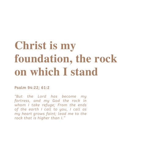 Foundation Bible Verse, Not A Perfect Christian Quote, Quotes From Christian Songs, Christian Identity Quotes, Christian Fall Quote, Christ Is My Firm Foundation, Christian Girl Aesthetic Quotes, Hope Bible Verses, Singing Quotes