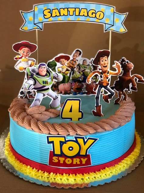 Toy Story Birthday Cake Ideas, Toy Story Sheet Cake, Toy Story Cake Ideas, Toy Story Decorations, Toy Story Birthday Cake, Toy Story Party Decorations, 6th Birthday Cakes, Fruit Birthday, Toy Story Cakes